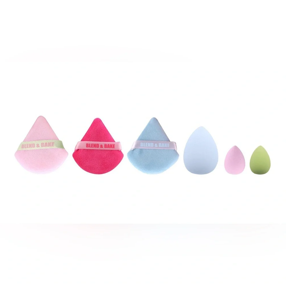 Premium Makeup Brush Set & Sponge Set Pink Case NEW💗💋